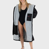 Dryrobe Advance Unisex Long Sleeve - Black/Grey