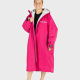Dryrobe® Advance Unisex Long Sleeve - Pink/Lt Grey