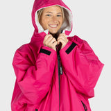 Dryrobe® Advance Unisex Long Sleeve - Pink/Lt Grey