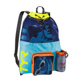 TYR Big Mesh Mummy Backpack - Blue/Yellow