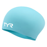 Turquoise Long Hair Wrinkle-Free Silicone Cap