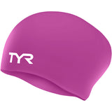 Magenta Long Hair Wrinkle-Free Silicone Cap