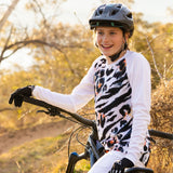 Sendy Youth MTB Long Sleeve Jersey - Snow Leopard