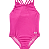 TYR Girl's Oliviafit Swimsuit - Fuschia