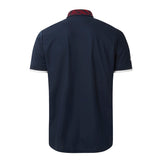 Cross Men's Collar Block Polo - Navy