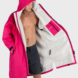 Dryrobe® Advance Unisex Long Sleeve - Pink/Lt Grey