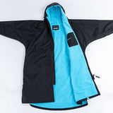 Dryrobe Advance Unisex Long Sleeve - Black/Blue