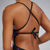 TYR Women's Evolved Crosscutfit Tieback Swimsuit - Lime/Multi