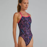 TYR Women's Stipple Diamondfit Swimsuit - Petunia