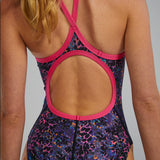 TYR Women's Stipple Diamondfit Swimsuit - Petunia