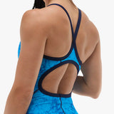 TYR Women's Diamondft Durafast Elite - Zephyr - Lt Blue/Navy