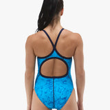 TYR Women's Diamondft Durafast Elite - Zephyr - Lt Blue/Navy