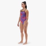 TYR Women's Diamondfit Durafast Elite - Hodori - Orange/Purp