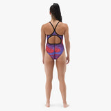 TYR Women's Diamondfit Durafast Elite - Hodori - Orange/Purp