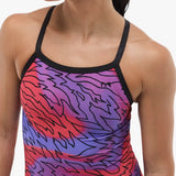 TYR Women's Diamondfit Durafast Elite - Hodori - Orange/Purp