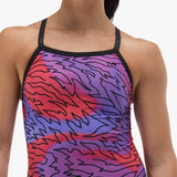 TYR Women's Diamondfit Durafast Elite - Hodori - Orange/Purp