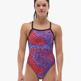 TYR Women's Diamondfit Durafast Elite - Hodori - Orange/Purp