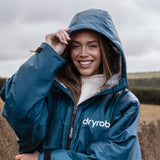 Dryrobe® Advance Unisex Long Sleeve - Deep Sea Blue / Sand Camo