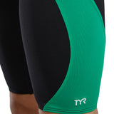 TYR Men's Durafast Elite Jammer - Vanguard Splice - Black/Gr
