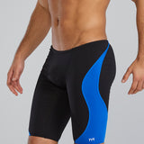 TYR Men's Durafast Elite Jammer - Vanguard Splice - Black/Bl