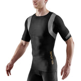 SKINS Men's Series-5 K-Pro S/S Top - Blk/Smoke