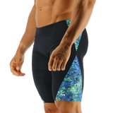 TYR Men's Nebulous Jammer - Green/Blue