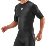 SKINS Men's Series-1 Short Sleeve Top - Black