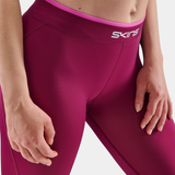 SKINS Women's Series-1 DBL Waistband Long Tight - Purple