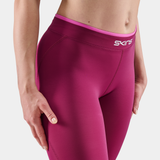 SKINS Women's Series-1 DBL Waistband Long Tight - Purple