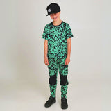 Sendy Youth MTB Short Sleeve Jersey - Kiwi Crush