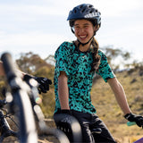 Sendy Youth MTB Short Sleeve Jersey - Kiwi Crush