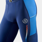 SKINS Men's Series-3 Long Tights Run & Race - Navy/Peony
