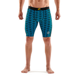 SKINS Men's Series-3 Half Tights - Black Wave