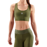 SKINS Women's Series-3 Active Bra - Khaki