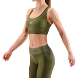 SKINS Women's Series-3 Active Bra - Khaki