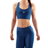 SKINS Women's Series-3 Active Bra - Marine Blue