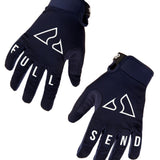 Sendy Youth MTB Full Send Glove - Deep Blue