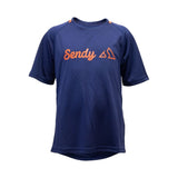 Sendy Youth MTB Short Sleeve Jersey - Bold Blue