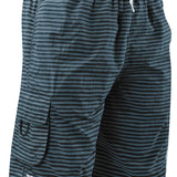 TYR Men's Micro-Stripe Challenger Shorts - Royal/Green