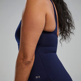 TYR Women's Square Neck Controlfit Swimsuit - Navy