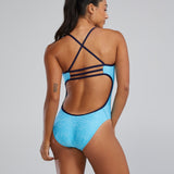 TYR Women's Lapped Trinityfit Swimsuit - Light Blue/Aqua