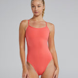 TYR Women's Solid Trinityfit - Coral