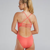 TYR Women's Solid Trinityfit - Coral