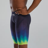 TYR Men's Influx Venzo High Jammer - Lime/Navy