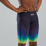 TYR Men's Influx Venzo High Jammer - Lime/Navy