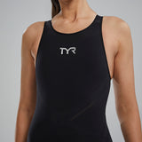 TYR Women's Onyx Venzo Open Back Tech Suit - Black