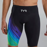 TYR Men's Venzo High Waist Jammer - Lime/Navy