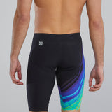 TYR Men's Venzo High Waist Jammer - Lime/Navy