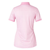 Cross Women's Glencheck Polo - Fuchsia Pink
