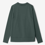 Cross Women's Heart Crew Neck - Jungle Green